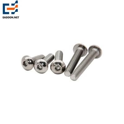 ISO7380 Round Head Bolt Ti Gr2 Bolt #4 Titanium Bolt