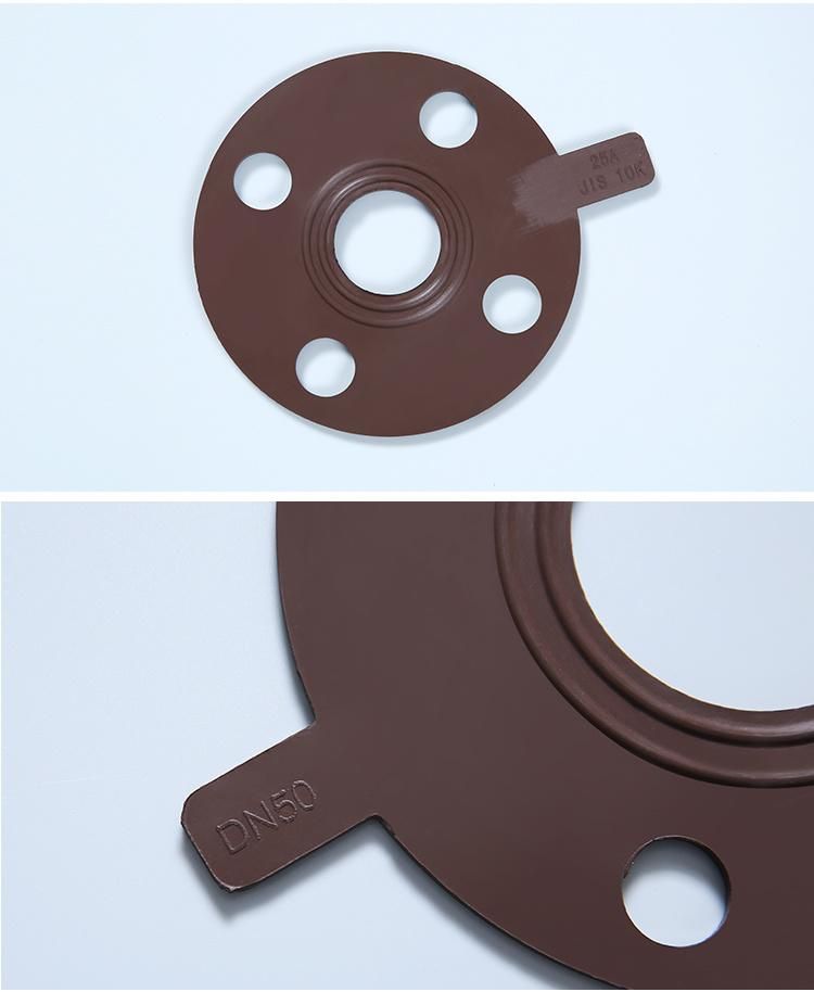 Full Standard High Performance Custom Heat Resistant Fluorine Concrete Pump Rubber Gasket Sealing Gasket Pipe FKM Gasket