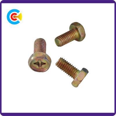 Cross Angle Flange Machine Screw for Railway Building Car Bridge