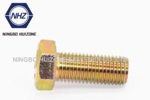 Yellow Zinc Plated 8.8 Hex Cap Screws