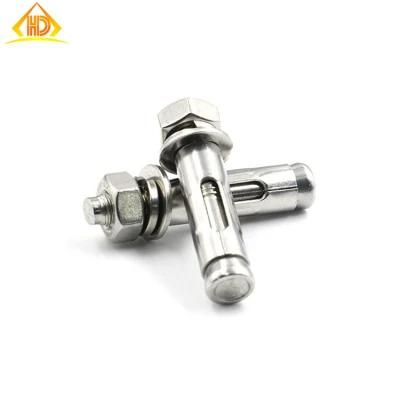 M6 M8 M10 M12 M14 M16 M18 A2 A4 Galvanized Nickel Coated Scale Knurled Eye Hook Scale Stainless Steel Drop in Wedge Sleeve Anchor