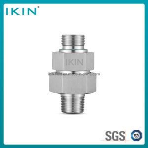 Ikin Carbon Steel Tubular Check Valve Quick Coupler Fittings Hydraulic Connector Hose Fitting