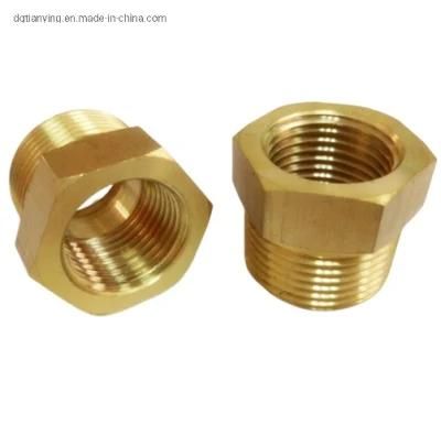 Male and Female Threaded Pipe Water Brass Reducing Bushing