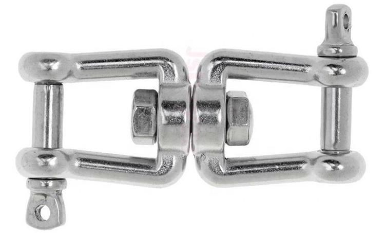 Hot Sale Stainless Steel Double Jaw End Swivels for Riggings