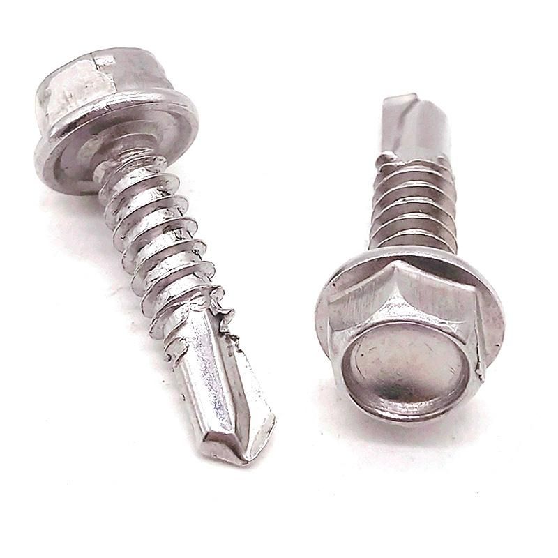 Jiaxing Haina Supplier 304 Stainless Hex Washer Head Screw