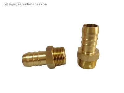 Brass Fitting Hasco Plug Male Nipple with Hose Barbed