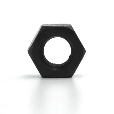 Black - Grade 8h - M10 - DIN934 - Nut - Carbon Steel - Swrch35K/45#