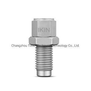 Bulkhead Bottom Connect Pressure Gauge Connector Hydraulic Connector Fittings