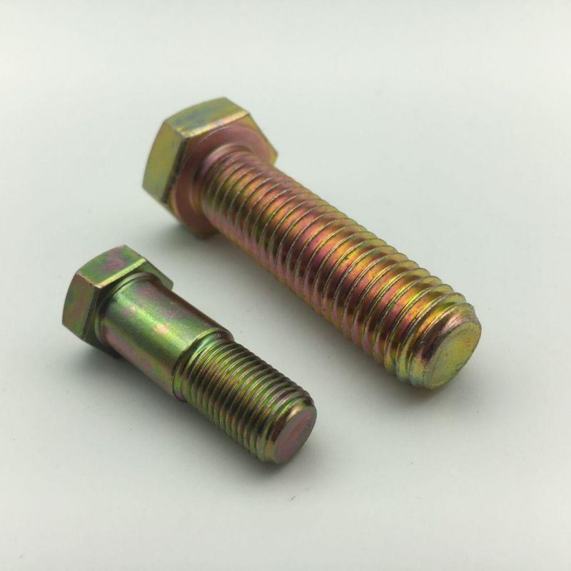 Galvanized Hex Cap Screw Hexagon Head Bolt with High Strength