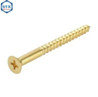 Pozi or Phillips Brass H62 Wood Screws/Coach Screw /Self Tapping Screw