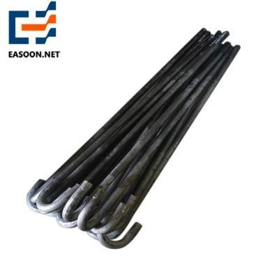 J Bolts L Type Anchor Bolts 8.8 Class Foundation Bolts