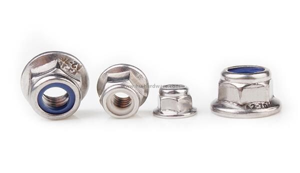 Stainless Steel Nylon Lock Hex Flange Nut (DIN6926)