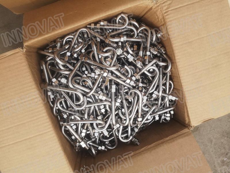 Stainless Steel SS304 Anchor Bolt J Hook Bolt U Bolt