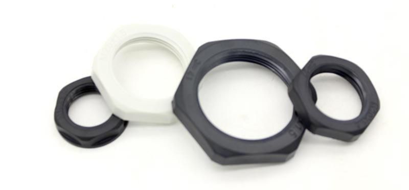 Nickel Plated Brass / Stainless Steel / Nylon Locknut for Cable Gland