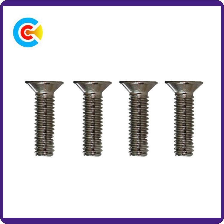 DIN/ANSI/BS/JIS Carbon-Steel/Stainless-Steel Cross Recessed Countersunk Non-Slip Screw for Electronic/Machinery/Industrial