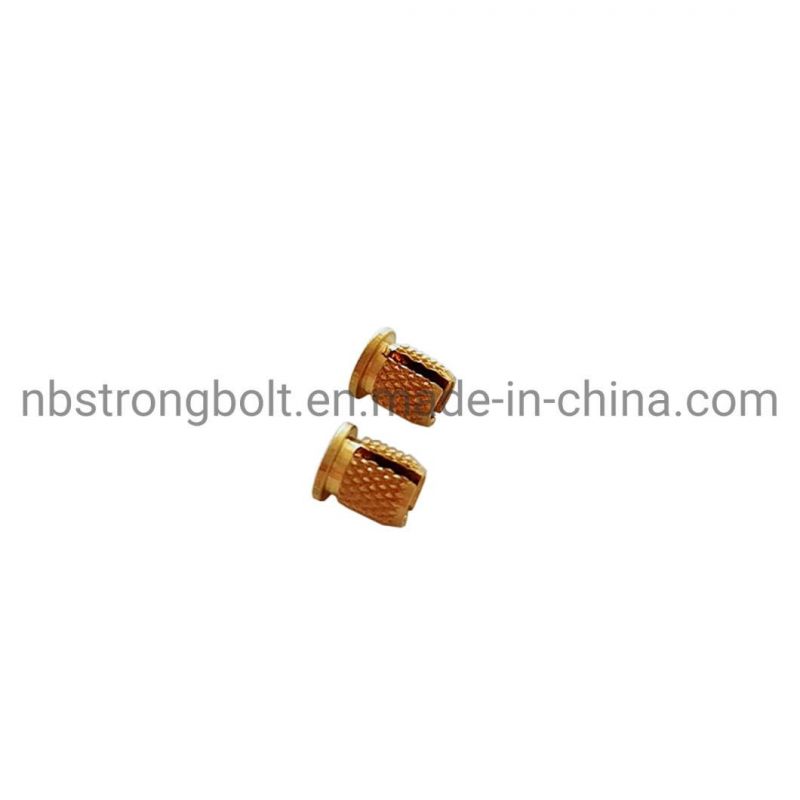 Flange - Head Inserts for Plasticas with Brass