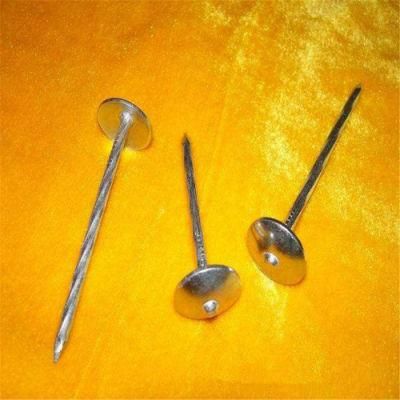 Galvanized Silver White Roofing Nail/Galvanized Umbrella Twist Smooth Shank Roofing Nail