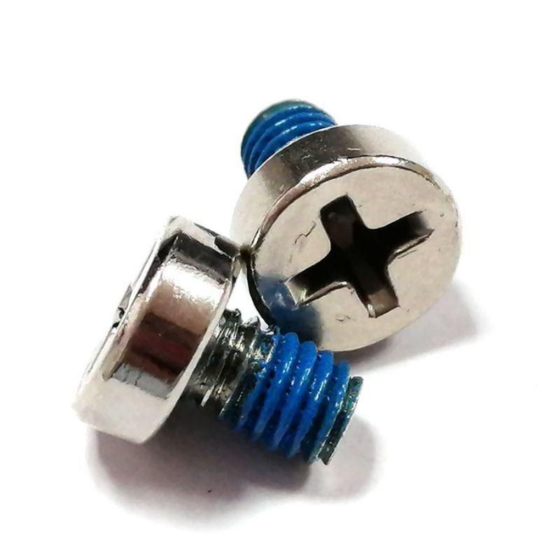 Nickel Plated Cap Head Phillips Machine Screws with Nylok Patch