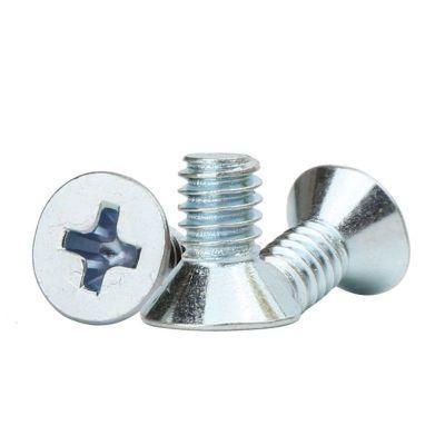 Customized Small Phillips Cross Flat Countersunk Csk Head Machine Screws