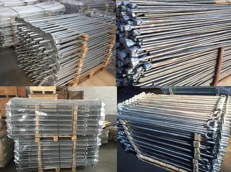 High Quality Spiral Ground Anchor Earth Helix Screw Anchor