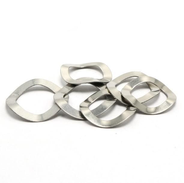 Custom DIN137 65mn Silver Plated Wave Spring Washer All Size Black Oxide Spring Wahser Gasket