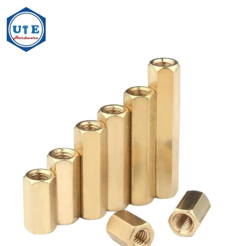 Brass Hex Coupling Nut DIN6334 (hardware&fasteners)