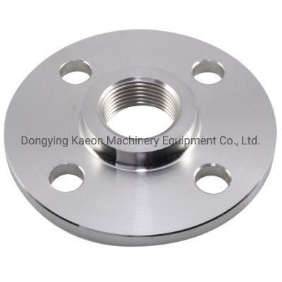 Alloy Steel Plate Type Forged Screwed Threaded Flange