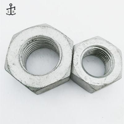 M20 M38 Carbon Steel Dacromet Hexagon Nut DIN934 Made in China