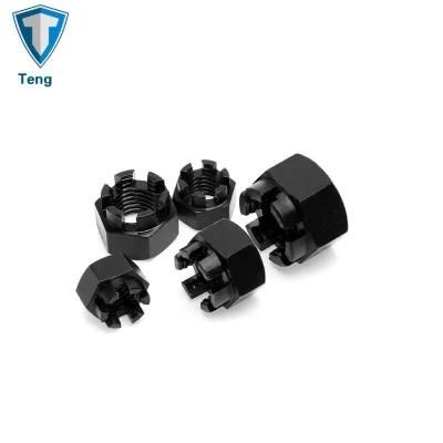 Carbon Steel HDG Hexagon Slotted Castle Nut DIN935