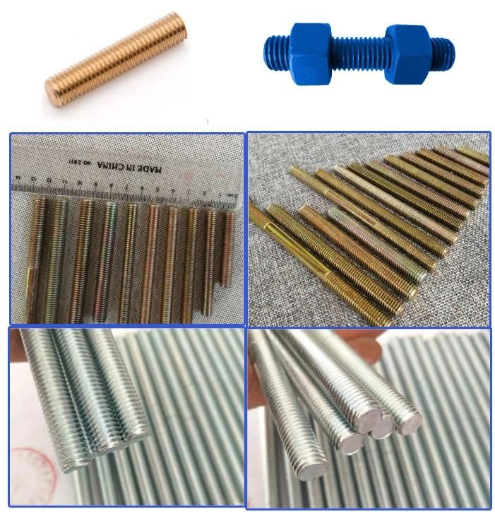 High Quality Galvanized Steel Screw Nut Stud Bolt