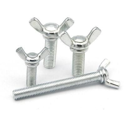 DIN316 Wing Bolt Carbon Steel Wing Bolt Stainless Steel Eyebolt with Wing Nut Butterfly Bolt Galvanized