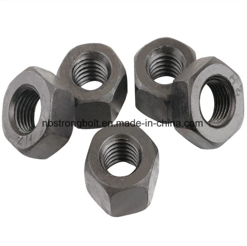 ASTM A194 Gr. 2h Heavy Hex Nut Black 1.1/8"-7