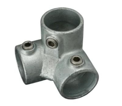 3 Way Tee 90 Degree Elbow Key Clamp Pipe Fitting Used for 33.7mm Tubes