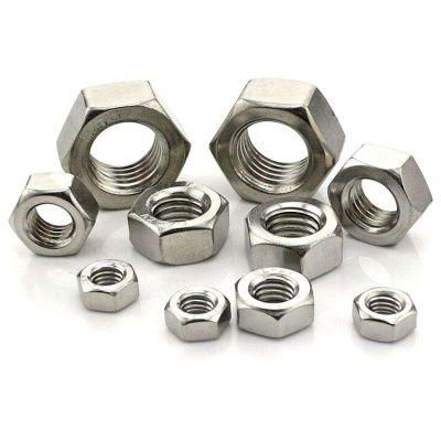 Stainless Steel 304 316 DIN934 ASTM 18.2.2 Hex Nuts