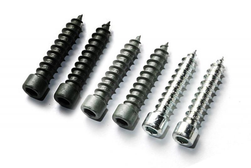Blue Galvanized Cylindrical Head Socket Head Tapping Screws for Door
