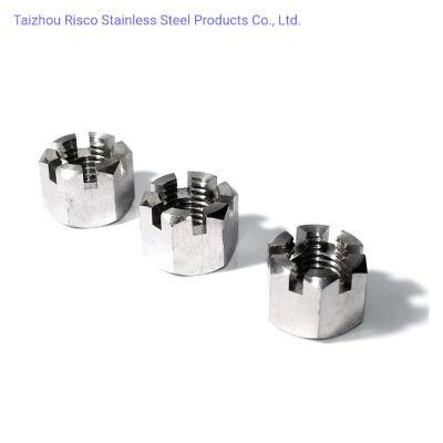 A2-70 A4-70/80 SS304/316 Chinese Manufacturer Fastener High Quality Slotted Nut