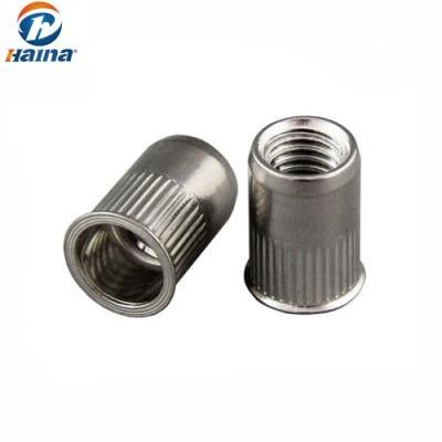 Stainless Steel Small Head Kunreled Round Body Rivet Nut