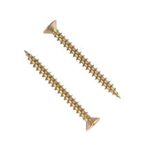 Factory Supply Yellow Zinc Plated Chipboard Screws Self Tapping Screw