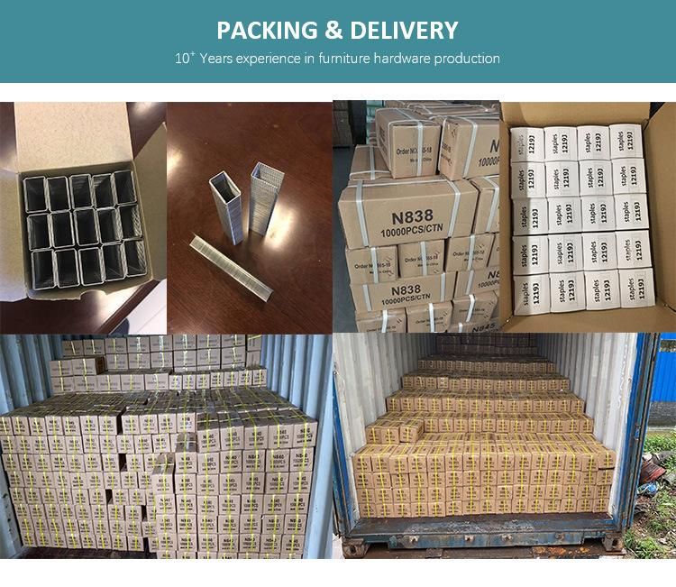 Pneumatic Nail Furniture Hardware Wholesale Sofa Metal Staples