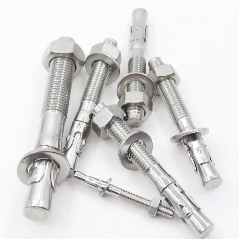 Expansion Anchor Bolts Through Bolt Hardware Fasteners Stainless Steel Wedge Anchor