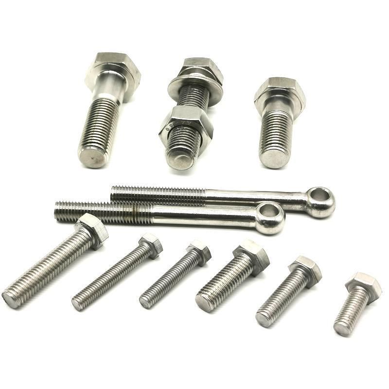 DIN/GB/ASTM SS304/316 Hardware Fastener Full Size Eye Bolt