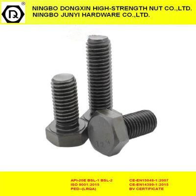 12.9 Full Thread DIN933 Black Fastener Hex Head Bolt