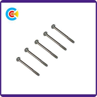 Carbon Steel M12/Galvanized Custom Cross Pan Head Screws for Furniture