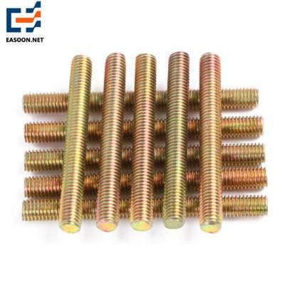 8.8 Galvanized Threaded Rod 10mm 12mm Color Zinc Plated Full Threaded Rod