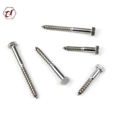 Stainless Steel DIN 571 M4-M20 Coach Screw Allen Hex Wood Screw