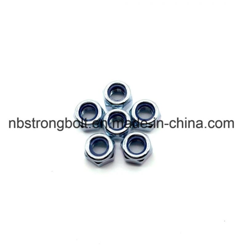 DIN985 Hex Nylon Lock Nut with Zp
