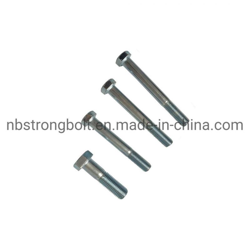 DIN931 Hex Cap Screw Gr. 10.9 with Zinc More Than 10 Years Produce Expricence Factory
