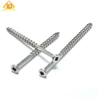 Professional Customized Stainless Steel Square Drive Screws