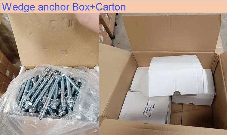 Carbon Steel Through Bolt/ Expansion Bolt/ Anchor Bolt/Wedge Anchor