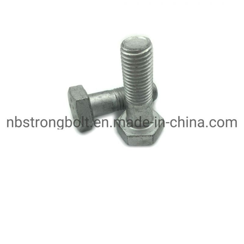 Hex Bolt DIN931 Cl. 6.8 HDG